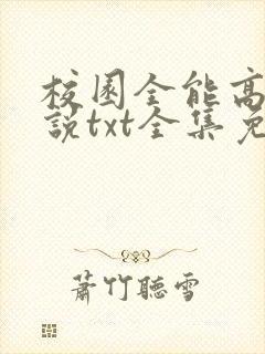 校园全能高手小说txt全集免费下载