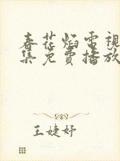 春花焰电视剧全集免费播放