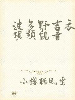 波多野吉衣在线视频观看