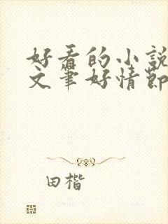 好看的小说推荐文笔好情节好