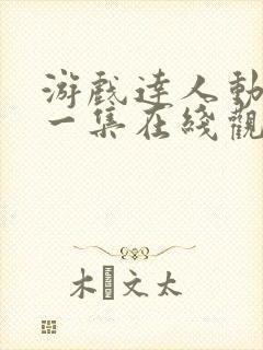 游戏达人动漫第一集在线观看全集