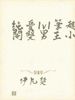 纯爱1v1笔趣阁双男主小说