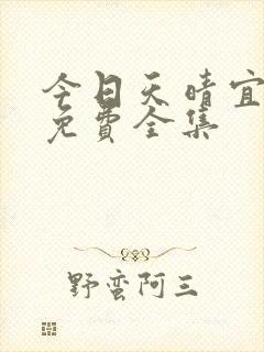 今日天晴宜爱你免费全集