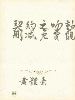 契约之吻动漫无删减免费观看