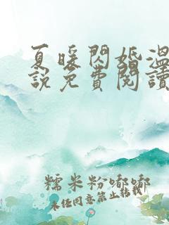 夏暖闪婚温漾小说免费阅读