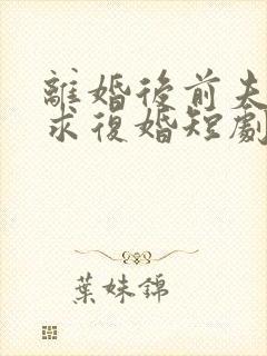 离婚后前夫哭着求复婚短剧全集