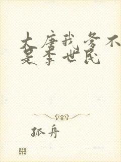 大唐我爹不可能是李世民