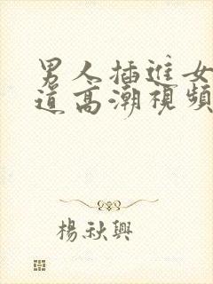 男人插进女人阴道高潮视频