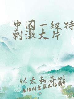 中国一级特黄特刺激大片