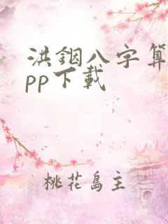 洪铟八字算命app下载