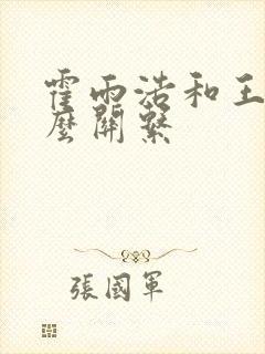 霍雨浩和王东什么关系