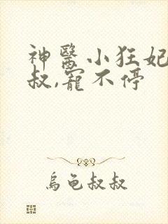 神医小狂妃:皇叔,宠不停