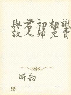 与君初相识恰似故人归免费观看全集