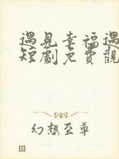 遇见幸福遇见爱短剧免费观看