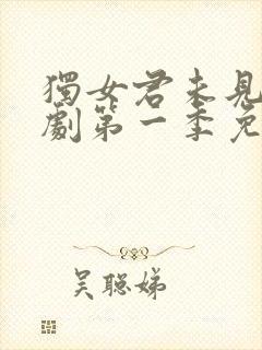 独女君未见电视剧第一季免费观看