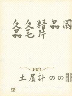 久久精品国产精品毛片