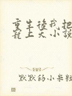 重生后我把夫君宠上天小说