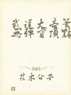 武道大帝笔趣阁无弹窗顶点