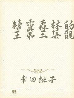 精灵森林的救世主第三集观看