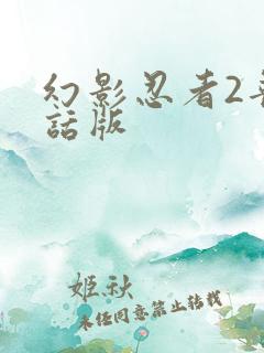 幻影忍者2普通话版