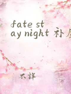 fate stay night 补魔