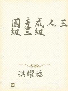 国产成人三级三级三级