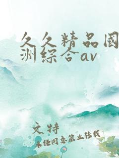 久久精品国产亚洲综合av