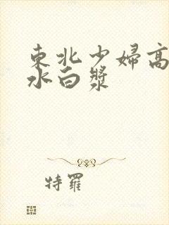 东北少妇高潮喷水白浆