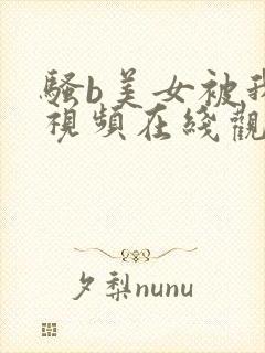 骚b美女被我艹视频在线观看