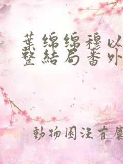 叶绵绵穆以冬完整结局番外