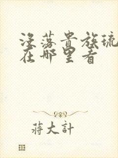 没落贵族琉璃川在哪里看