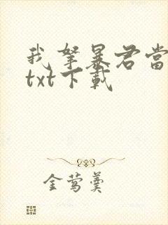 我拿暴君当替身txt下载