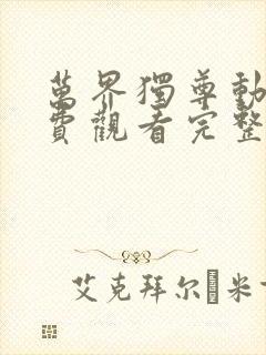 万界独尊动漫免费观看完整版星空