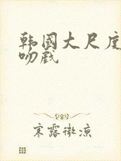 韩国大尺度激情吻戏