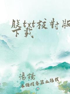 朕txt校对版下载
