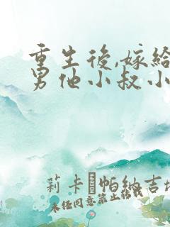 重生后,嫁给渣男他小叔小说