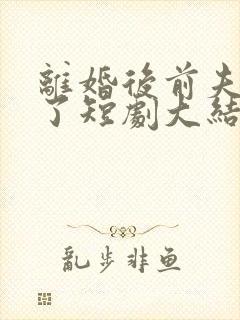 离婚后前夫破防了短剧大结局