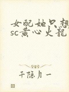 女配她只想被渣sc黄心火龙果