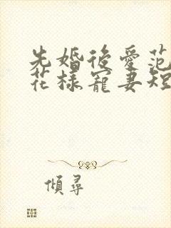 先婚后爱范总的花样宠妻短剧免费观看