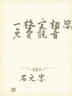 一株定相思短剧免费观看