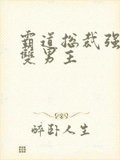 霸道总裁强制爱双男主