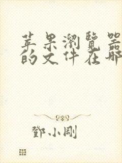 苹果浏览器下载的文件在哪可以找到