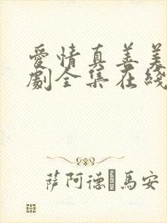 爱情真善美电视剧全集在线观看免