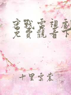 密战电视剧全集免费观看下载