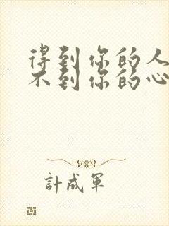 得到你的人却得不到你的心歌词