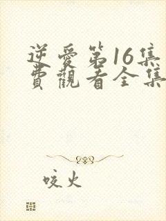 逆爱第16集免费观看全集