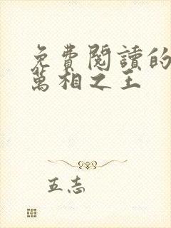 免费阅读的小说万相之王