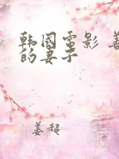 韩国电影 善良的妻子