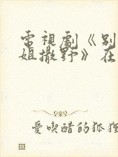 电视剧《别跟姐姐撒野》在线观看