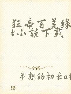 狂帝百美缘txt小说下载